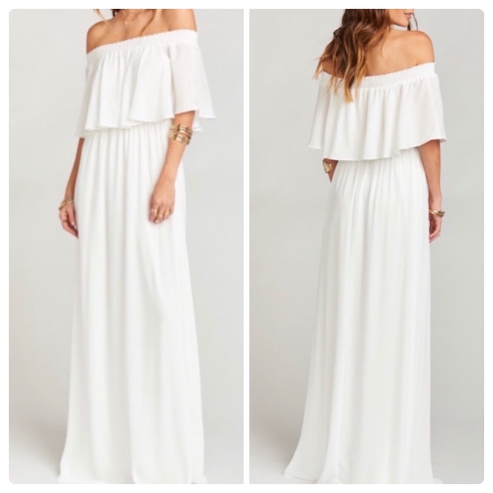 SMYM Hacienda Maxi in Wedding Cake Chiffon